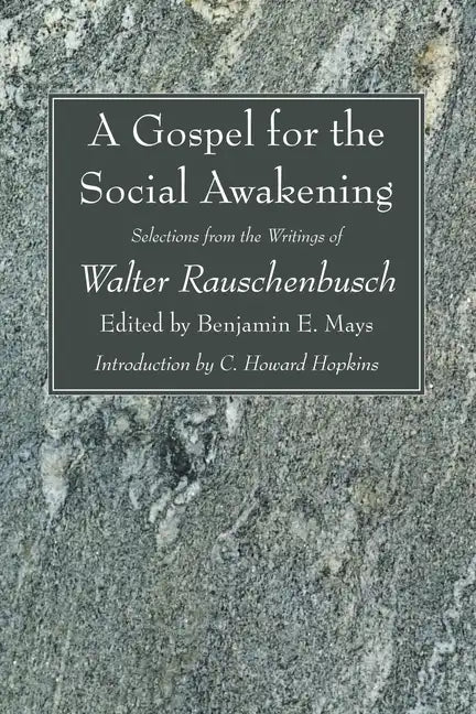 A Gospel for the Social Awakening - Paperback