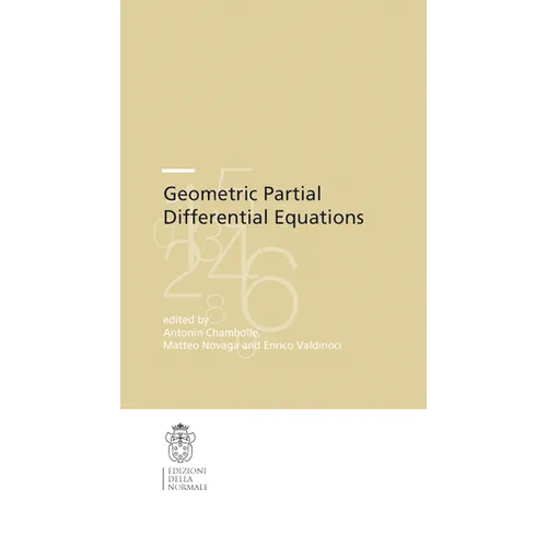 Geometric Partial Differential Equations - Paperback