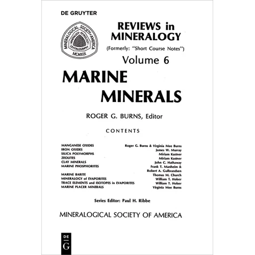 Marine Minerals - Paperback