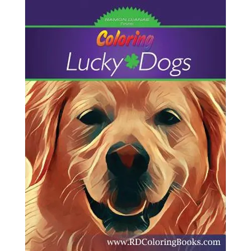 Coloring Lucky Dogs: Adult Coloring Book - Paperback
