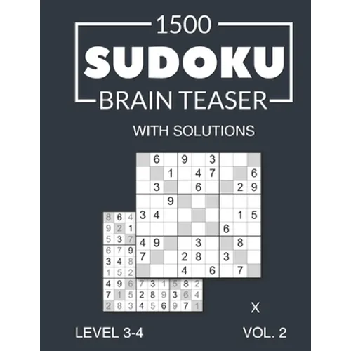 500 Sudoku Brain Teaser Samurai with solutions: Level 3-4 (medium to difficult), Volume 1 - Paperback