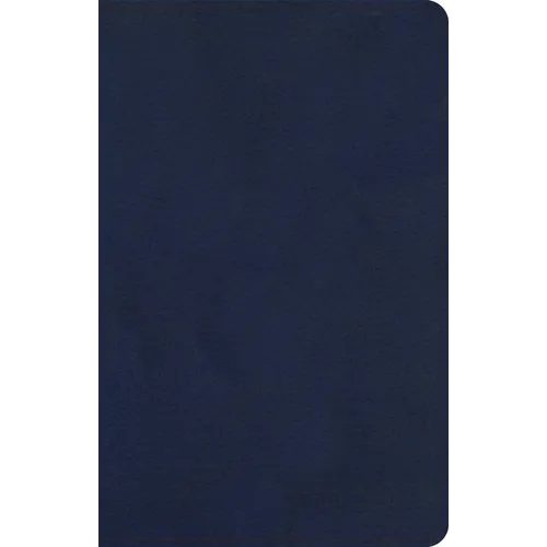 KJV Single-Column Compact Bible, Navy Leathertouch - Imitation Leather