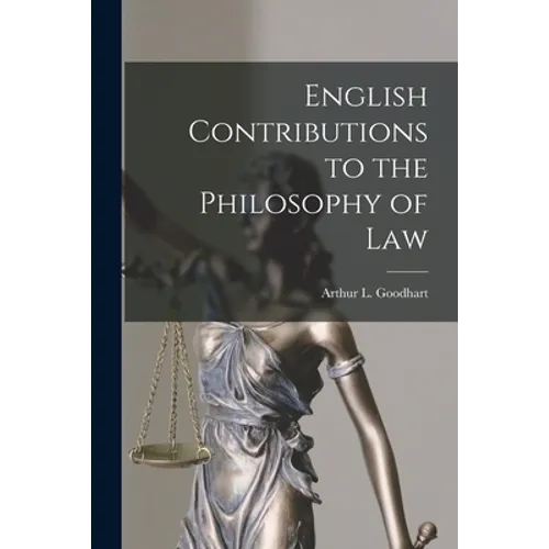 English Contributions to the Philosophy of Law - Paperback