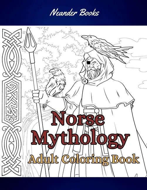 Norse Mythology: Coloring Book for Adults and Teens - Paperback