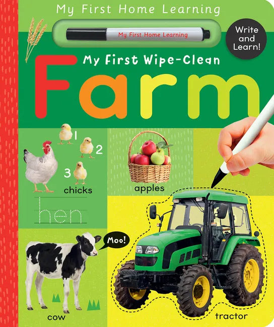 My First Wipe-Clean Farm: Write and Learn! - Board Book