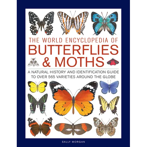 The World Encyclopedia of Butterflies & Moths: A Natural History and Identification Guide to Over 565 Varieties Around the Globe - Hardcover