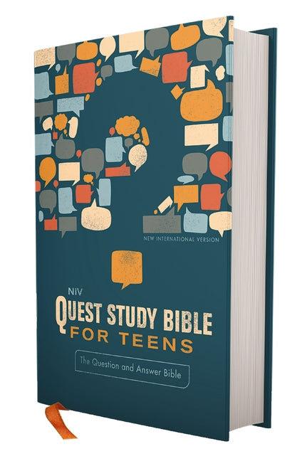 Niv, Quest Study Bible for Teens, Hardcover, Navy, Comfort Print: The Question and Answer Bible - Hardcover