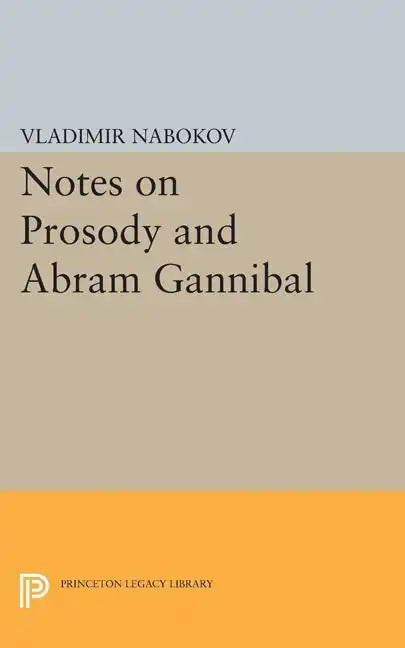 Notes on Prosody and Abram Gannibal - Paperback
