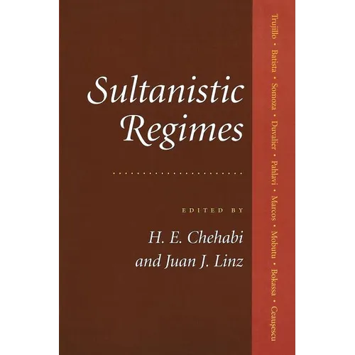 Sultanistic Regimes - Paperback
