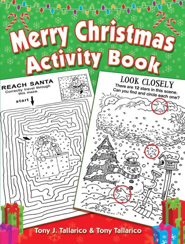 Merry Christmas Activity Book - Paperback