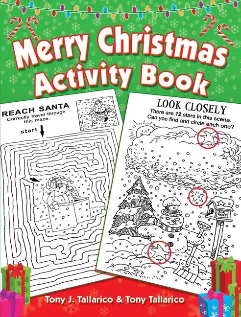 Merry Christmas Activity Book - Paperback