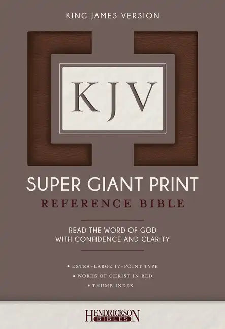 KJV Super Giant Print Bible - Imitation Leather