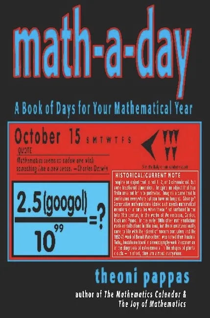 Math-A-Day: A Book of Days for Your Mathematical Year - Paperback