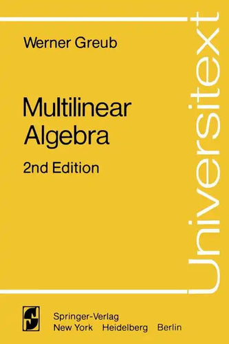 Multilinear Algebra - Paperback