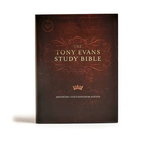 CSB Tony Evans Study Bible, Hardcover: Study Notes and Commentary, Articles, Videos, Easy-To-Read Font - Hardcover