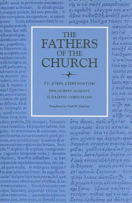 Discourses Against Judaizing Christians - Paperback
