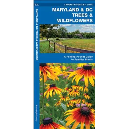 Maryland & DC Trees & Wildflowers: A Folding Pocket Guide to Familiar Plants - Hardcover