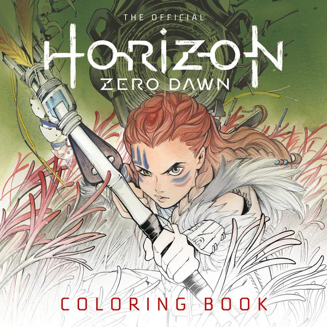 The Official Horizon Zero Dawn Coloring Book - Paperback