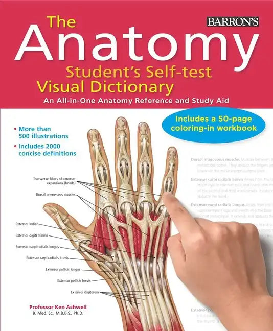Anatomy Student's Self-Test Visual Dictionary: An All-In-One Anatomy Reference and Study Aid - Spiral