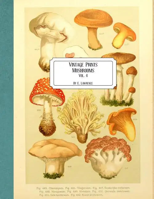 Vintage Prints: Mushrooms: Vol. 4 - Paperback