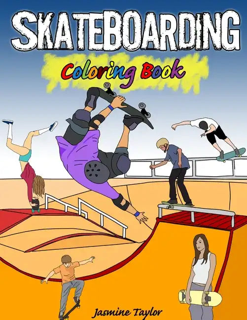 Skateboarding Coloring Book - Paperback