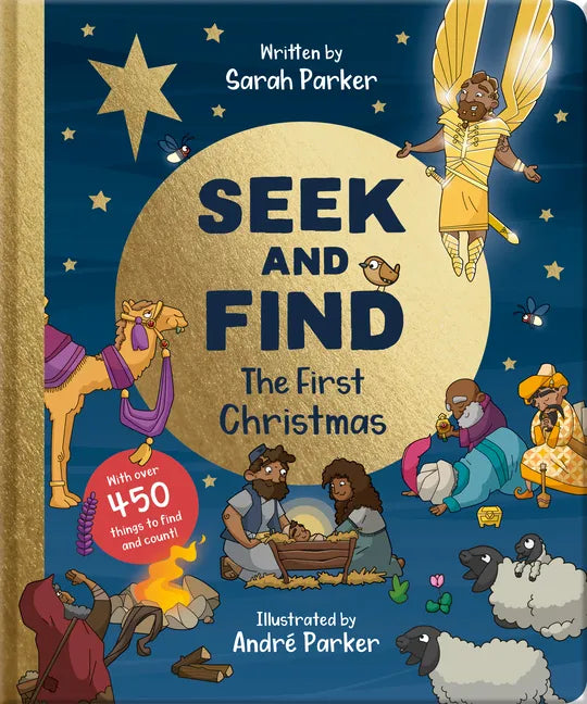 Seek and Find: The First Christmas: With Over 450 Things to Find and Count! - Board Book