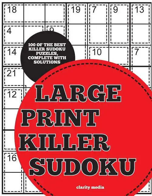 Killer Sudoku Large Print - Paperback