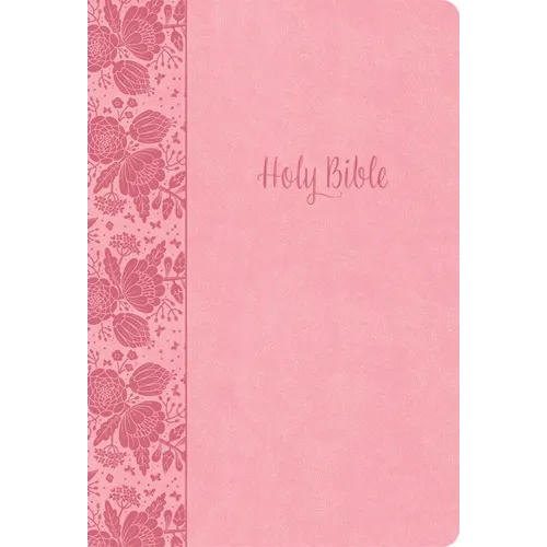 KJV Large Print Thinline Bible, Value Edition, Soft Pink Leathertouch - Imitation Leather