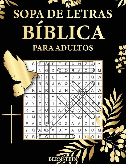 Sopa de letras bíblicas para adultos: 100 Sopa de letras - Con soluciones y letras grandes - Paperback