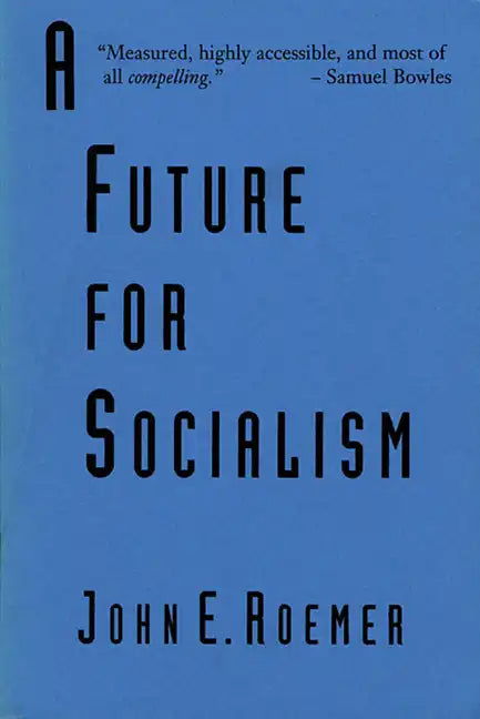 A Future for Socialism - Paperback