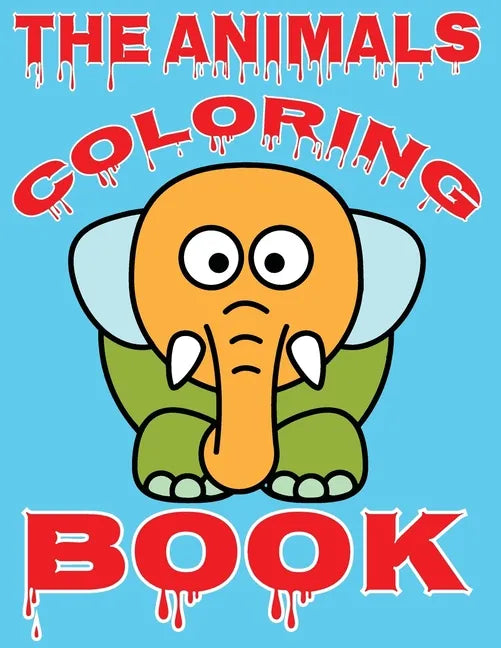 The animals coloring book: amazing animals coloring book - Paperback