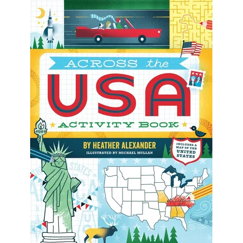 Across the USA Activity Book - Paperback