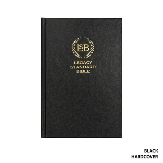 Legacy Standard Bible, Single Column Text Only Edition - Black Hardcover - Hardcover