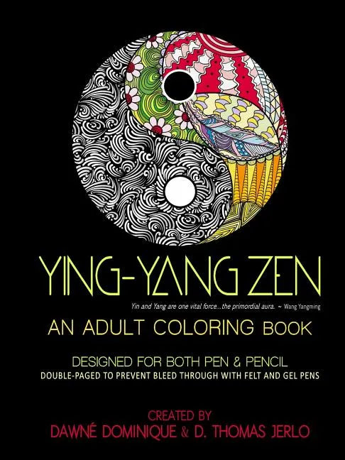 Yin-Yang Zen, Adult Coloring Book - Paperback