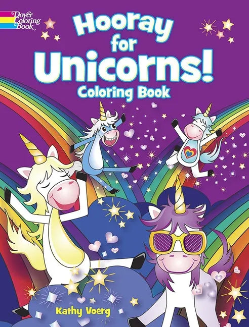 Hooray for Unicorns! Coloring Book - Paperback