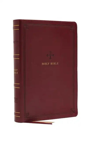 Nrsv, Catholic Bible, Standard Large Print, Leathersoft, Red, Comfort Print: Holy Bible - Imitation Leather