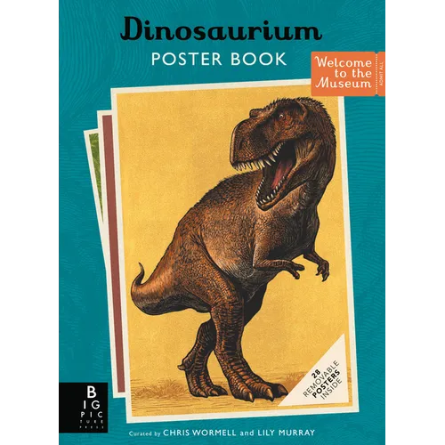 Dinosaurium Poster Book - Paperback