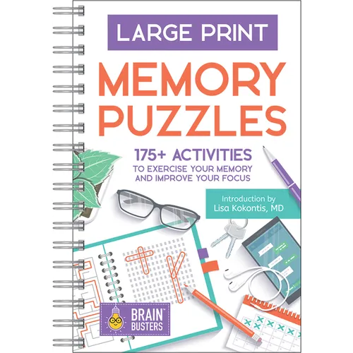 Large Print Memory Puzzles - Spiral