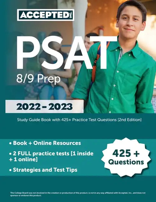 PSAT 8/9 Prep 2022-2023: Study Guide Book with 425+ Practice Test Questions [2nd Edition] - Paperback