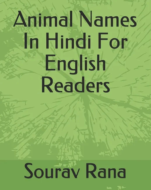 Animal Names In Hindi For English Readers - Paperback