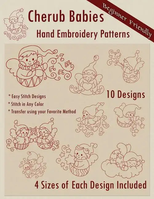 Cherub Babies Hand Embroidery Patterns - Paperback