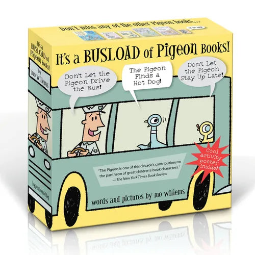 It's a Busload of Pigeon Books!-New ISBN - Hardcover