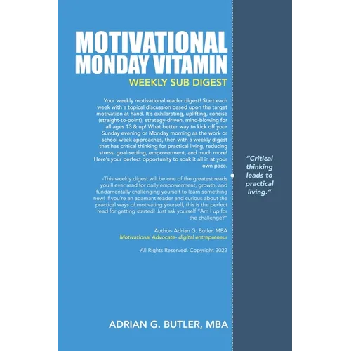 Motivational Monday Vitamin: Weekly Sub Digest - Paperback