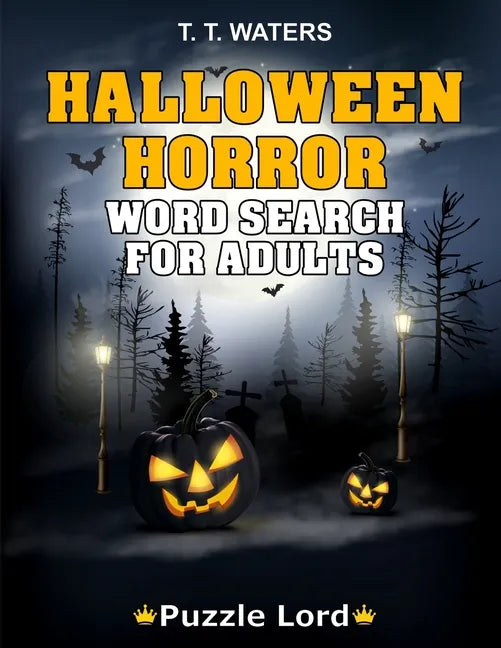 Halloween Horror: Halloween Word Search Activity Book For Adults With 50 Themed Puzzles - Paperback