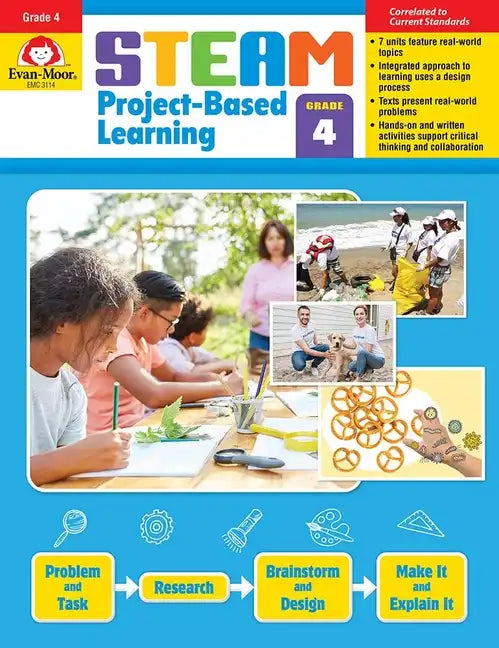 Steam Project-Based Learning, Grade 4 Teacher Resource - Paperback