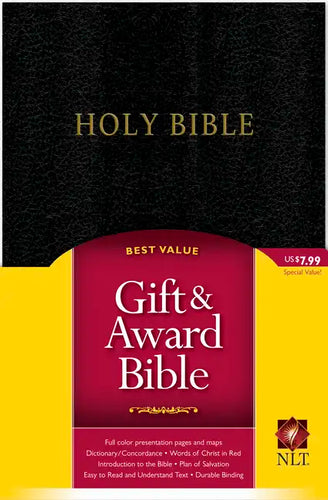 Gift and Award Bible-Nlt - Imitation Leather