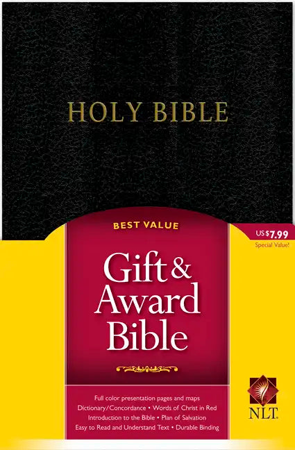 Gift and Award Bible-Nlt - Imitation Leather