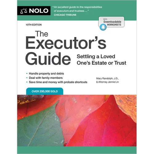 The Executor's Guide: Settling a Loved One's Estate or Trust - Paperback