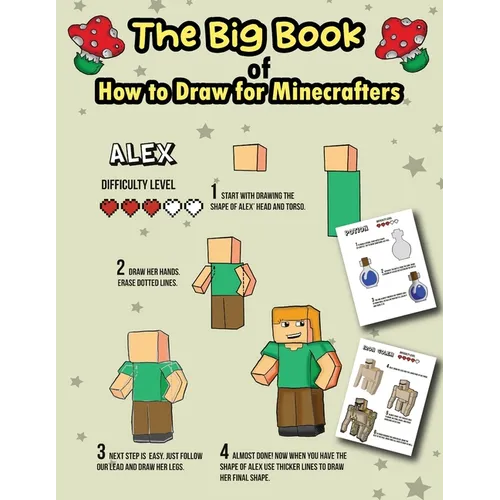 The Big Book of How to Draw for Minecrafters: A Step by Step Easy Guide (Colorized Version) - Paperback