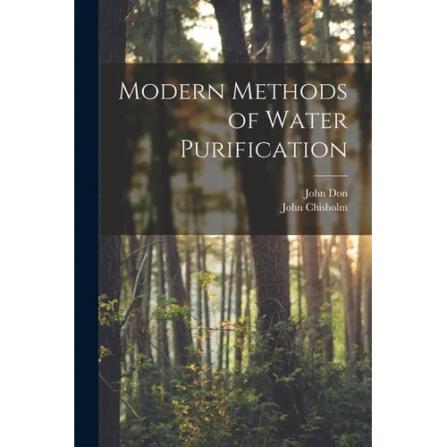 Modern Methods of Water Purification - Paperback